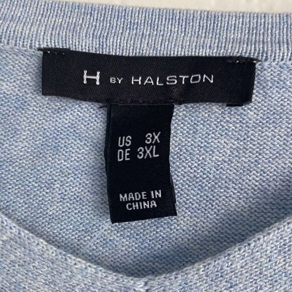 H by Halston light  blue sweater size 3X - Picture 4 of 7